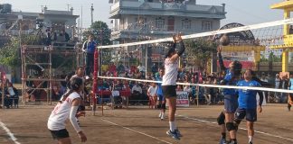 पुलिस अर्जुनधारा महिला भलिबलको सेमिफाइनलमा