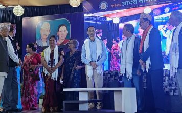 दान खालिङलाई मरणोपरान्त पूर्णटुङ्ग आदर्श सम्मान प्रदान