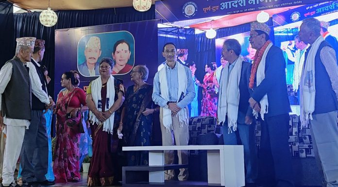 दान खालिङलाई मरणोपरान्त पूर्णटुङ्ग आदर्श सम्मान प्रदान